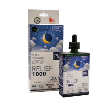 ETE Tincture Relief PM 20:1 CBD 1050mg